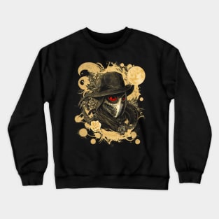 Medieval Plague Doctor of The Black Death Crewneck Sweatshirt